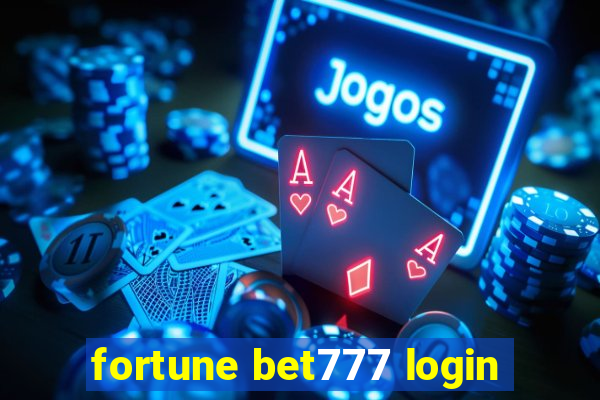 fortune bet777 login